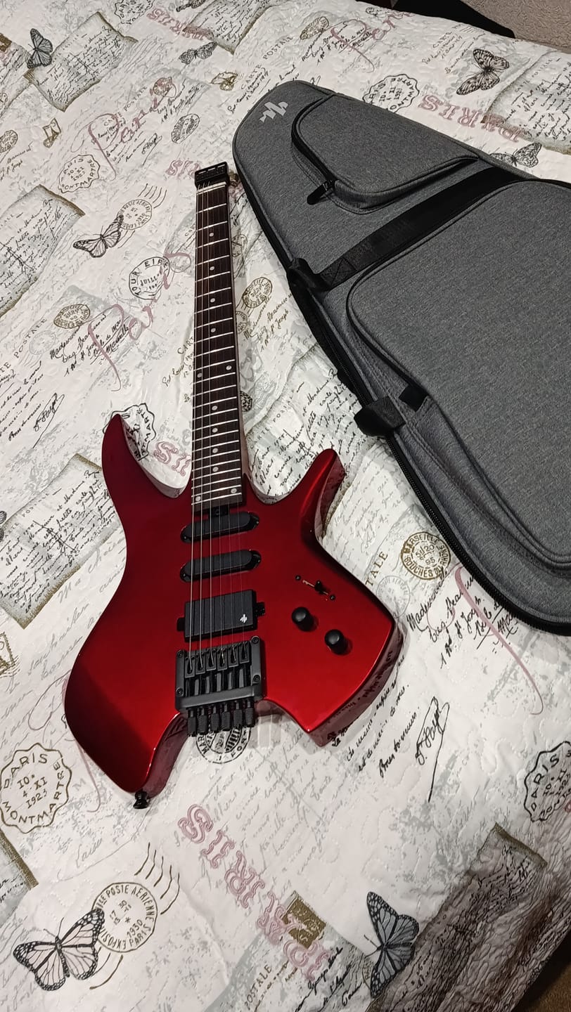 Customer photo review of Donner HLX-500 Guitarra eléctrica sin pala