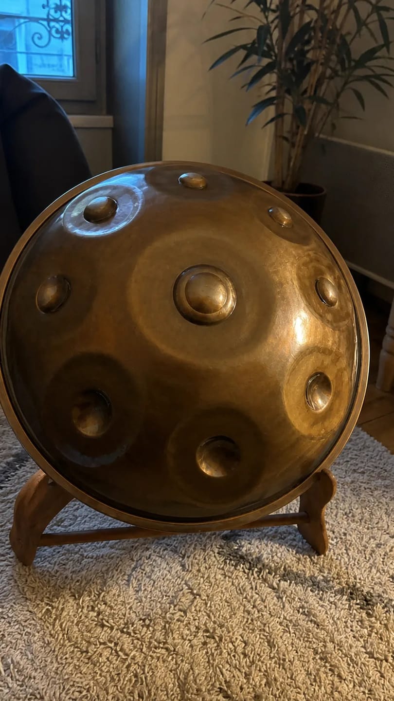 Customer photo review of Handpan Palm-Zen F Kurd 9 Noten – handgestimmt