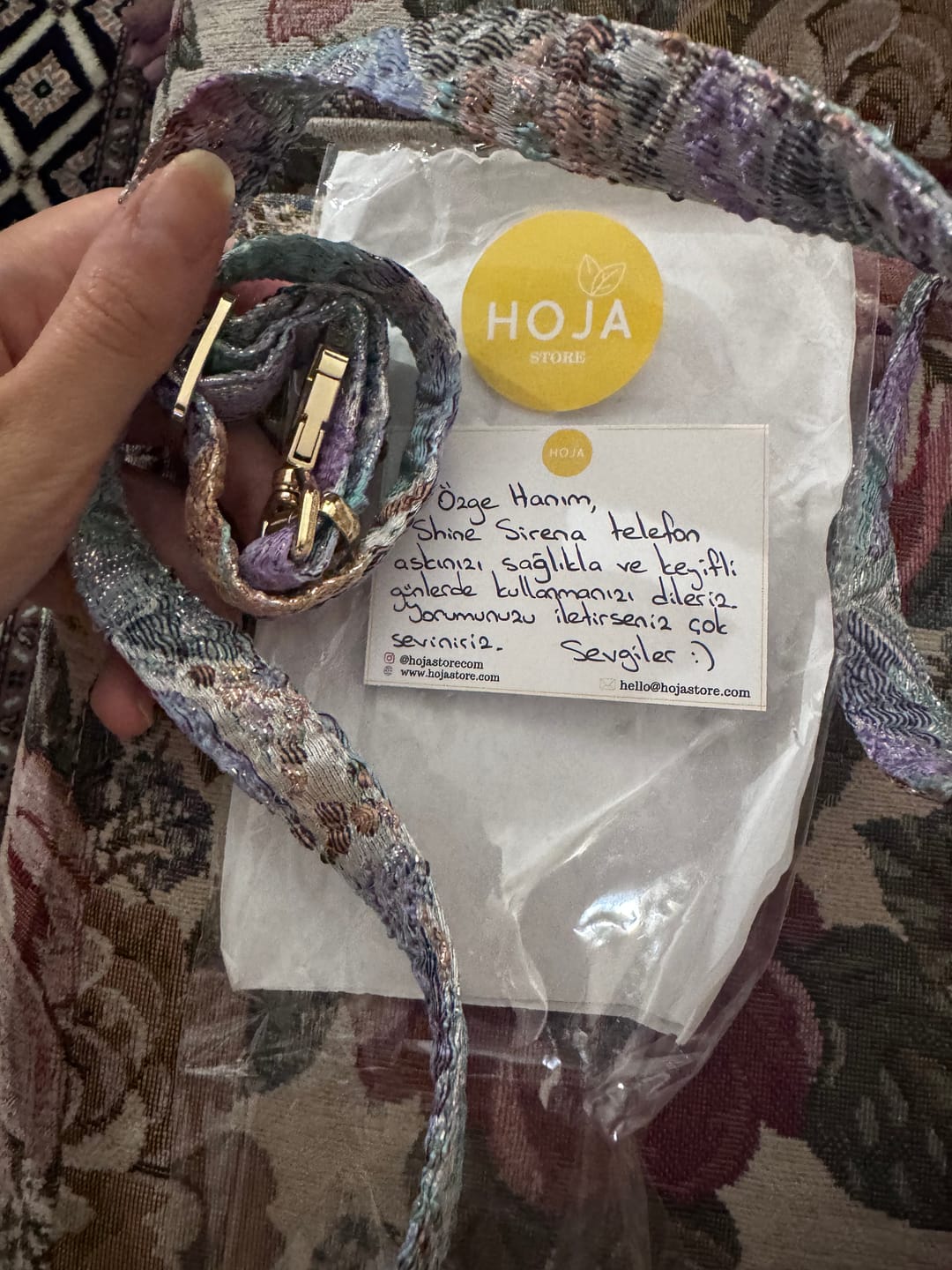 Customer photo review of SHINE SIRENA / Tek Askı