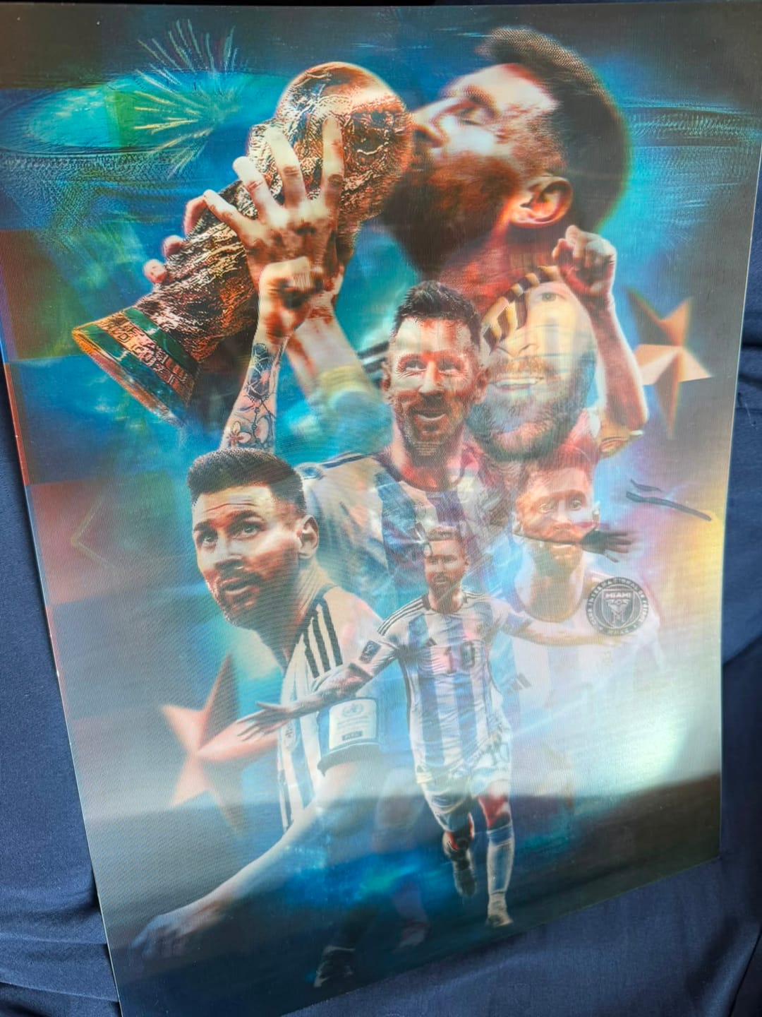 Customer photo review of Poster Lenticular Futbol Leyendas