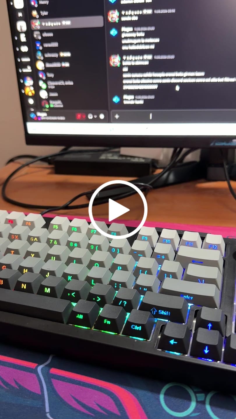 Customer video review of Darmoshark Top75 HE Wireless Klavye (Manyetik Switch / HE)