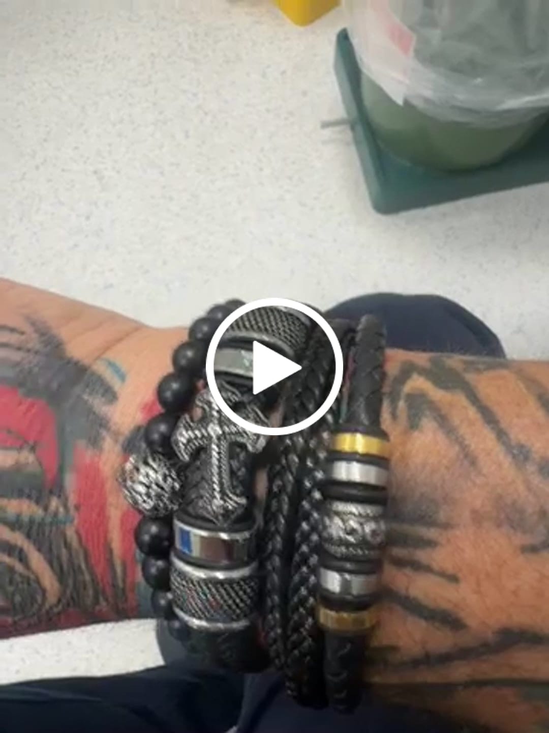 Customer video review of ValorCross Personalised Leather Faith Bracelet