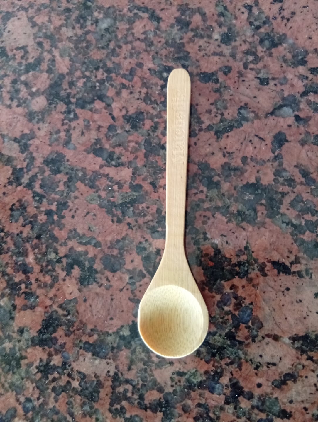 Customer photo review of Cuchara Medidora Bambú 1g