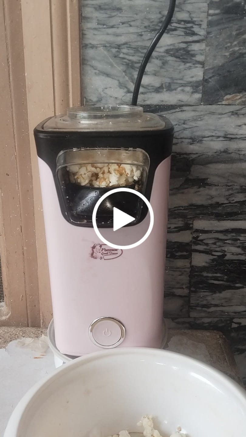 Customer video review of Bestron PopCorn Maker