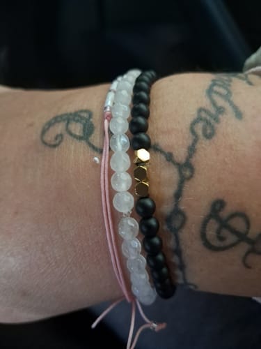 Customer photo review of Obsidian Bracelet