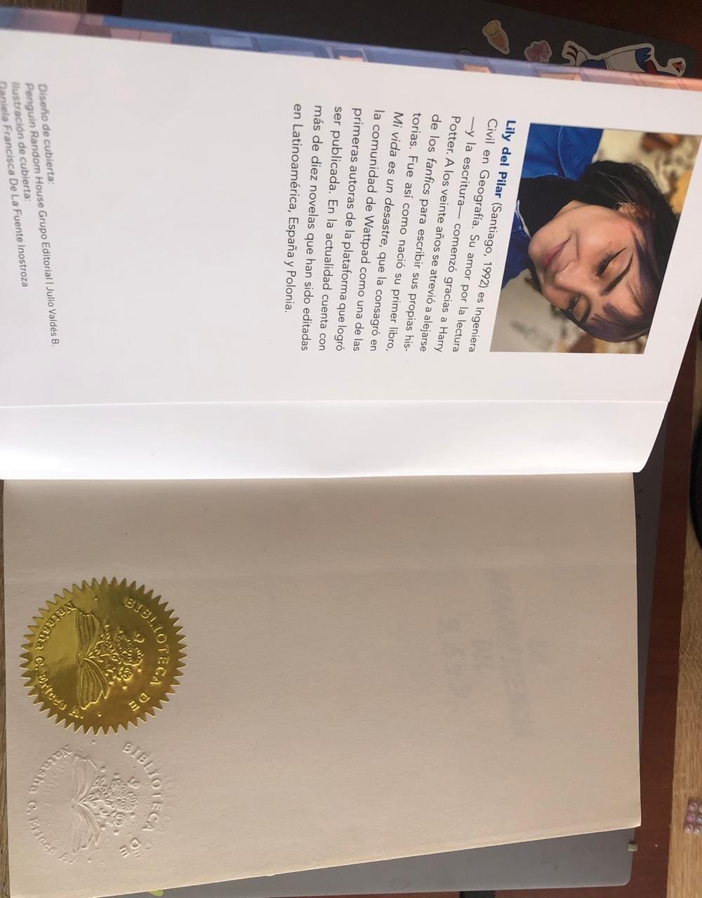 Customer photo review of Embosador de libros