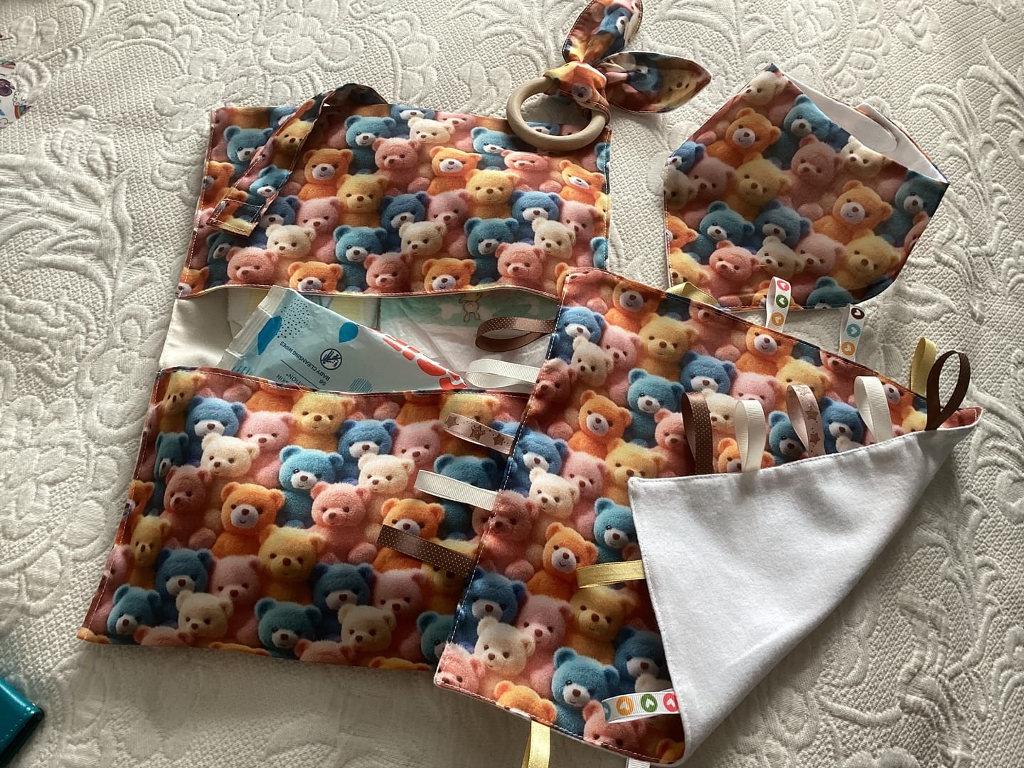 Customer photo review of Teddy Friends Polycotton Fabric