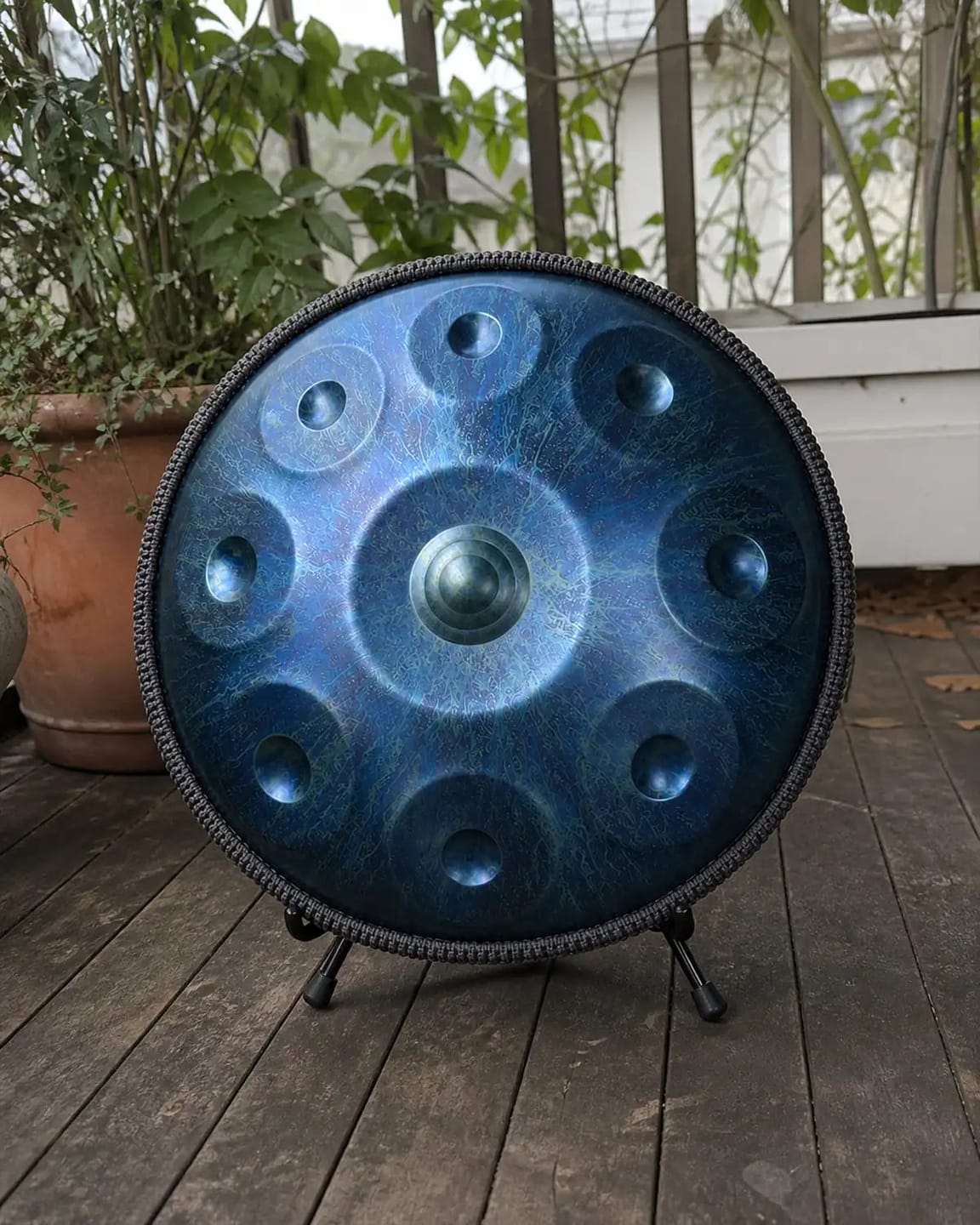 Customer photo review of Handpan Stars D-Moll 10 Noten – Blau