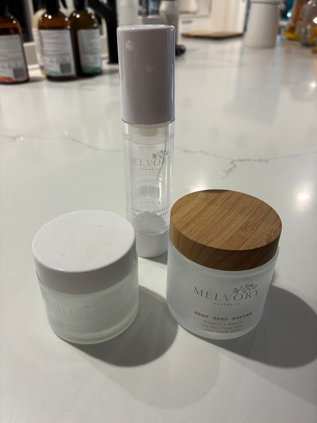 Customer photo review of Radiance Firming Body Oil