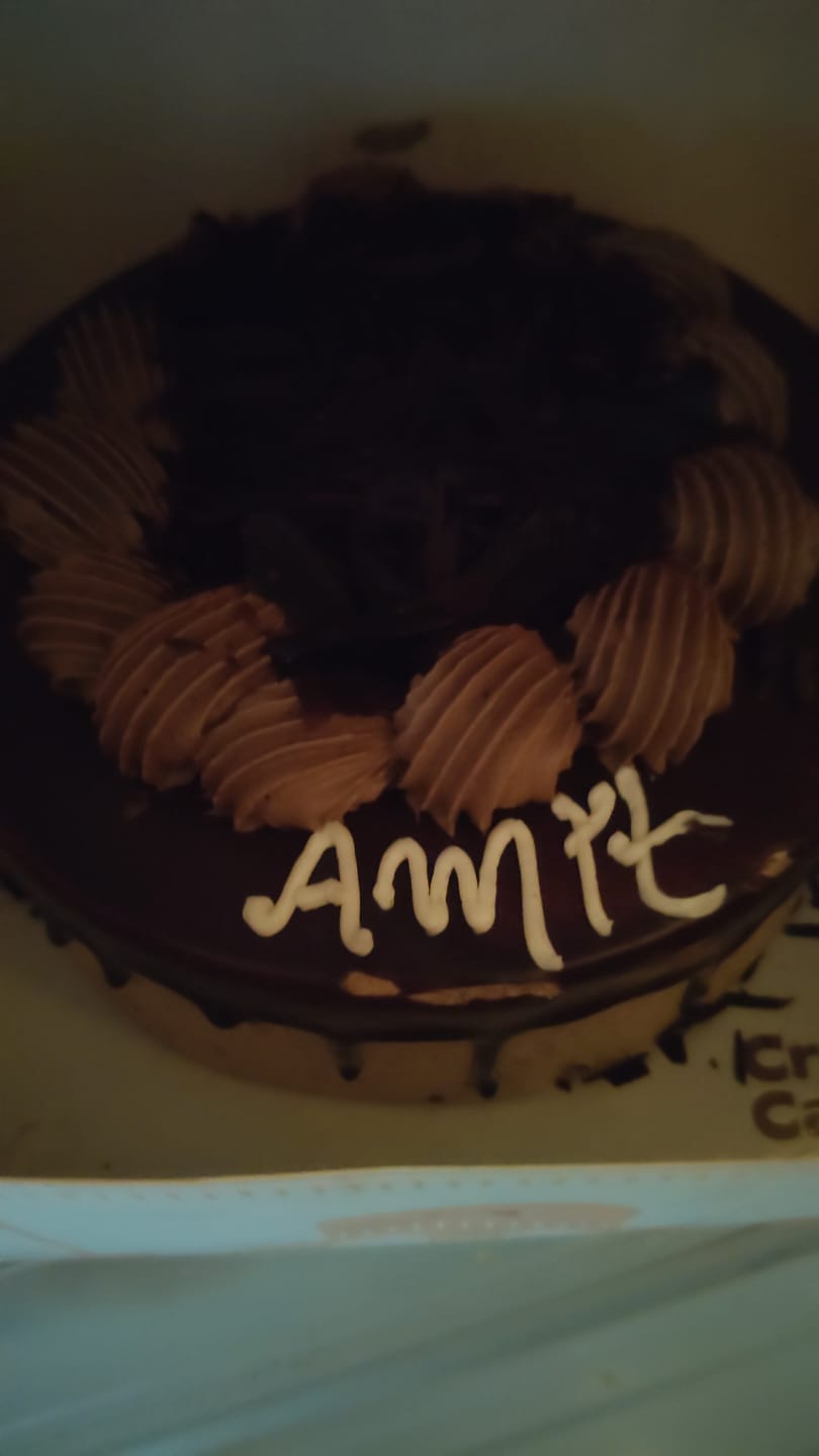 Customer photo review of Chocolate Mousse Cake