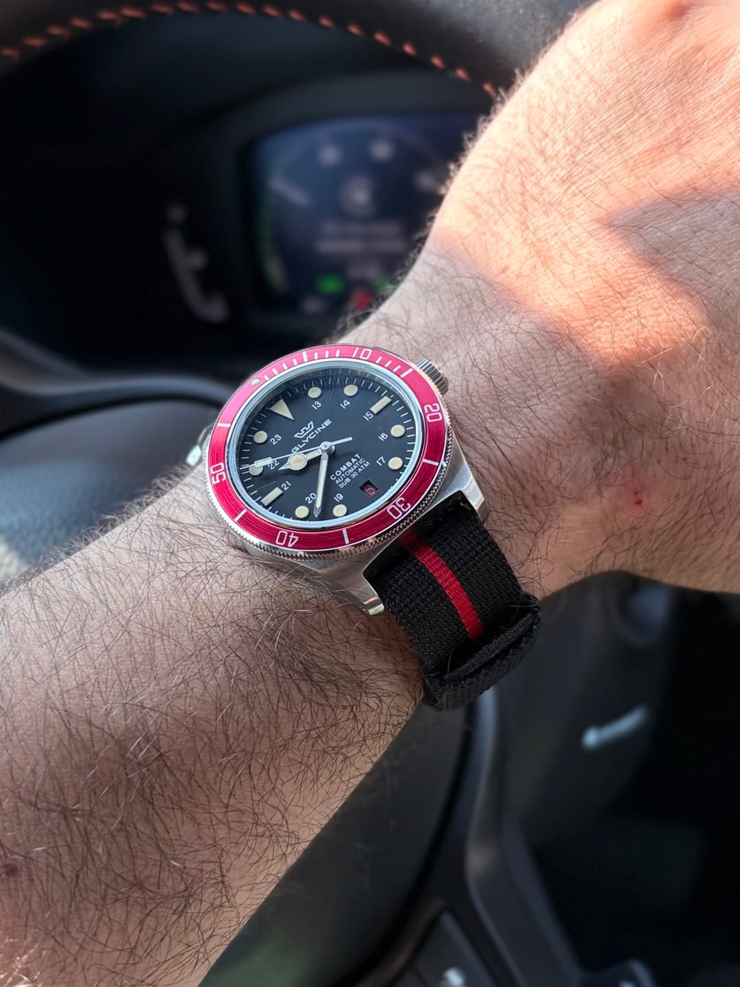 Customer photo review of Glomar Explorer - Hook & Loop Strap Striped