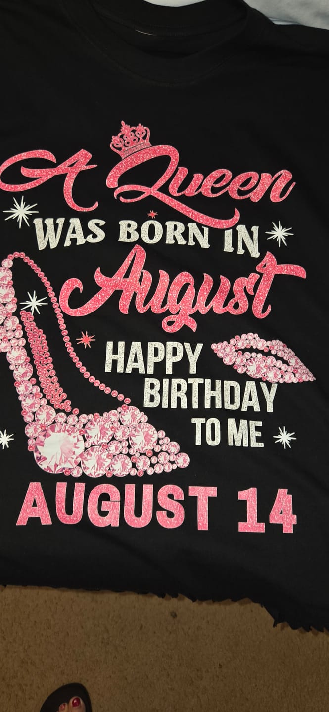 Customer photo review of 14TH AUGUST QUEEN UNISEX SHIRT
