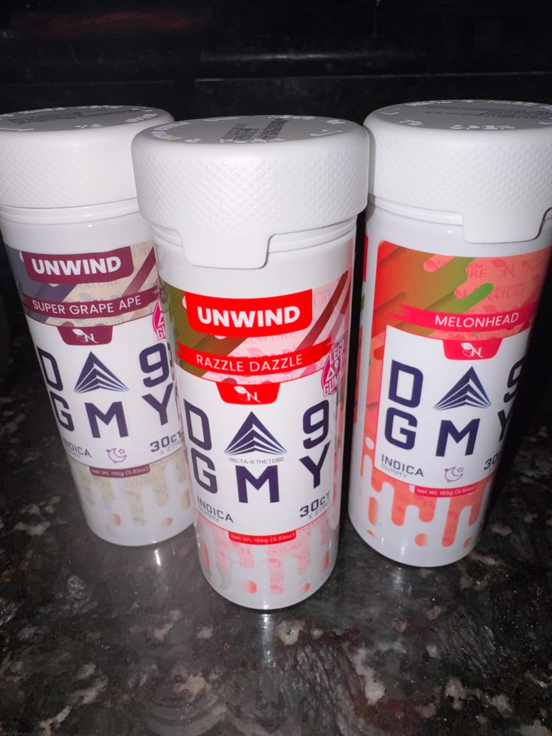 Customer photo review of DELTA 9 GUMMIES - 30CT Razzle Dazzle 810mg (15mg ea.) – INDICA