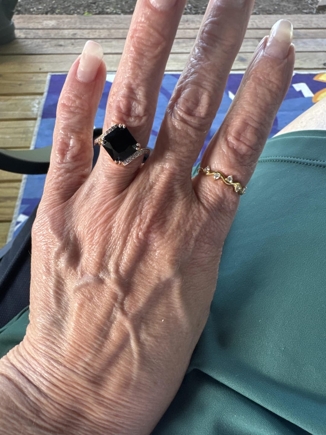 Customer photo review of Obsidian Ring - Twilight