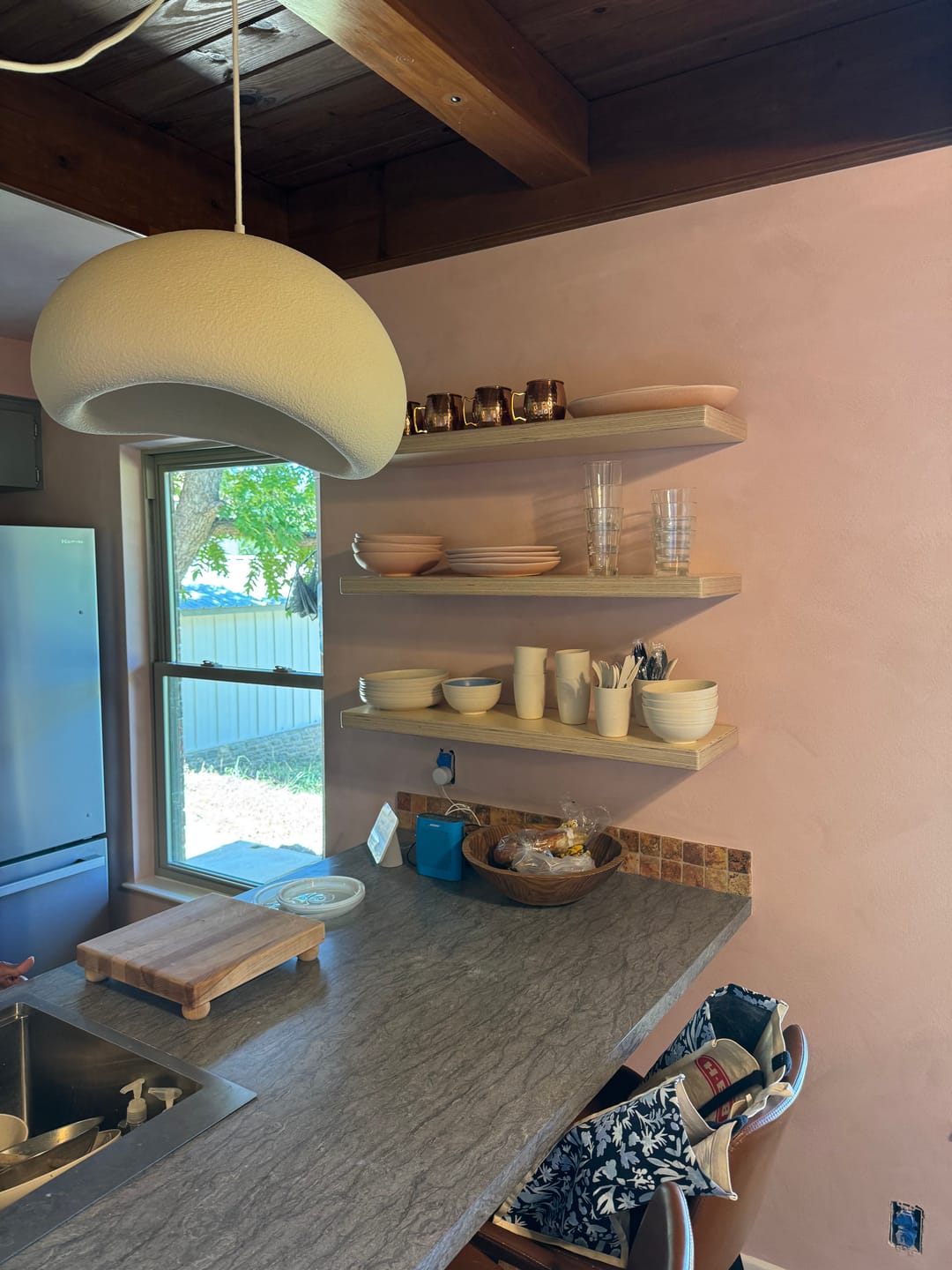 Customer photo review of Baltic Birch Plywood Floating Shelf