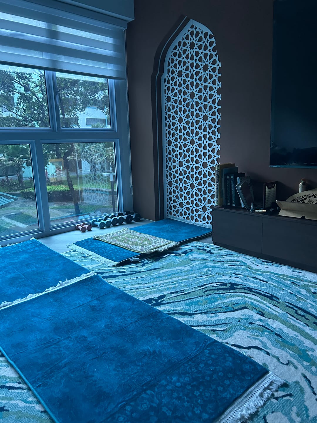 Customer photo review of Hagia Sophia Grand Mosque Padded Prayer Mat