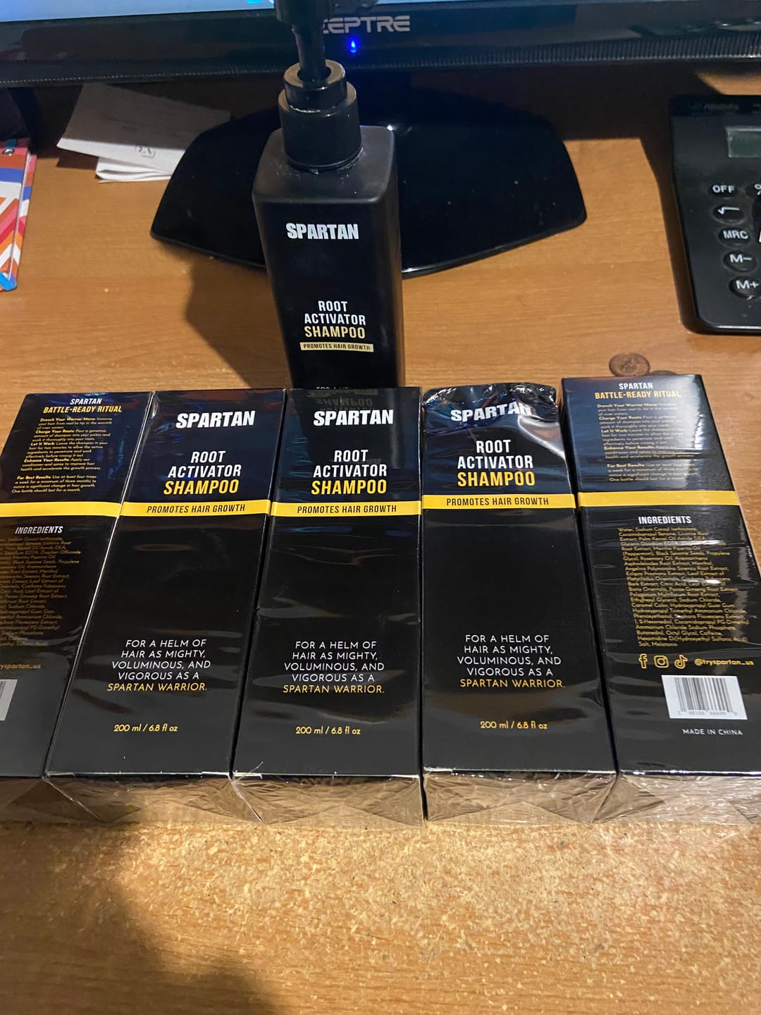 Customer photo review of Spartan™ Root Activator Shampoo 6 Bottles(sc)