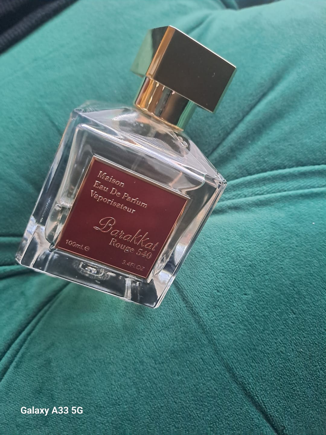 Customer photo review of Barakkat Rouge 540 Eau De Parfum 100ml - Fragrance World