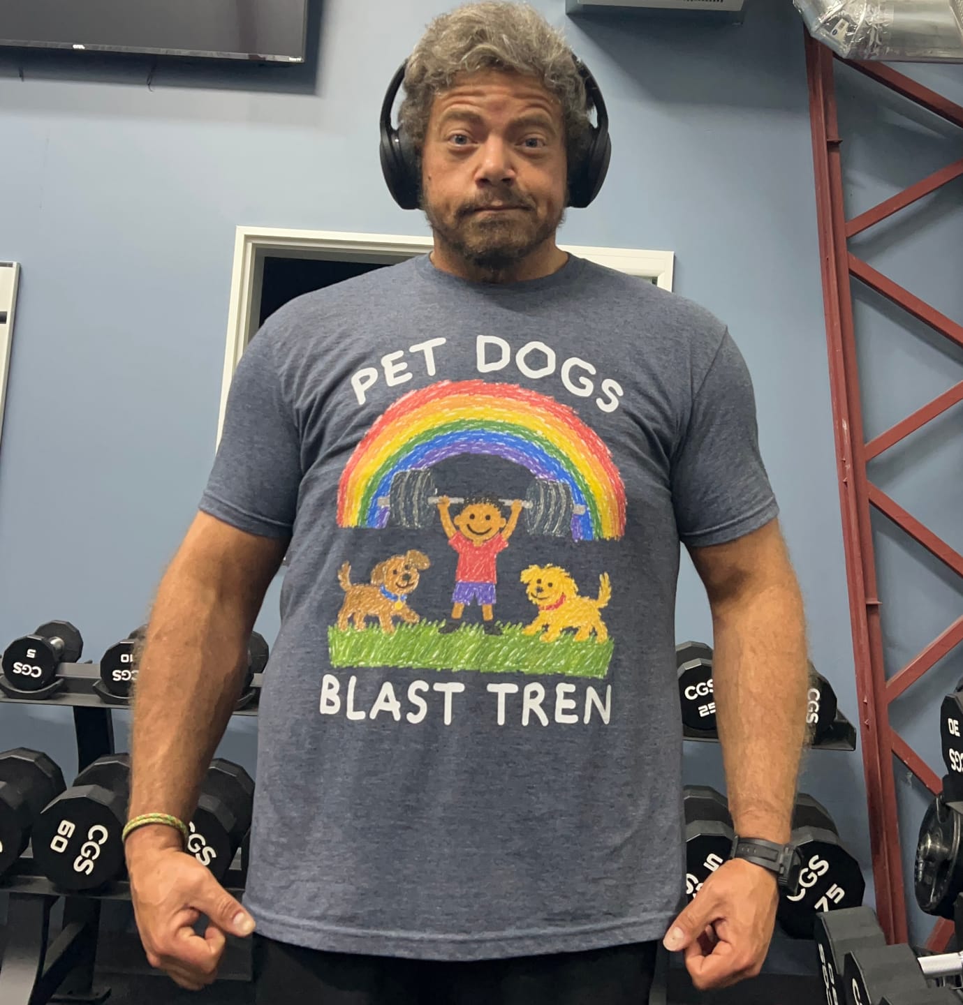 Customer photo review of Pet Dogs, Blast Tren T-Shirt