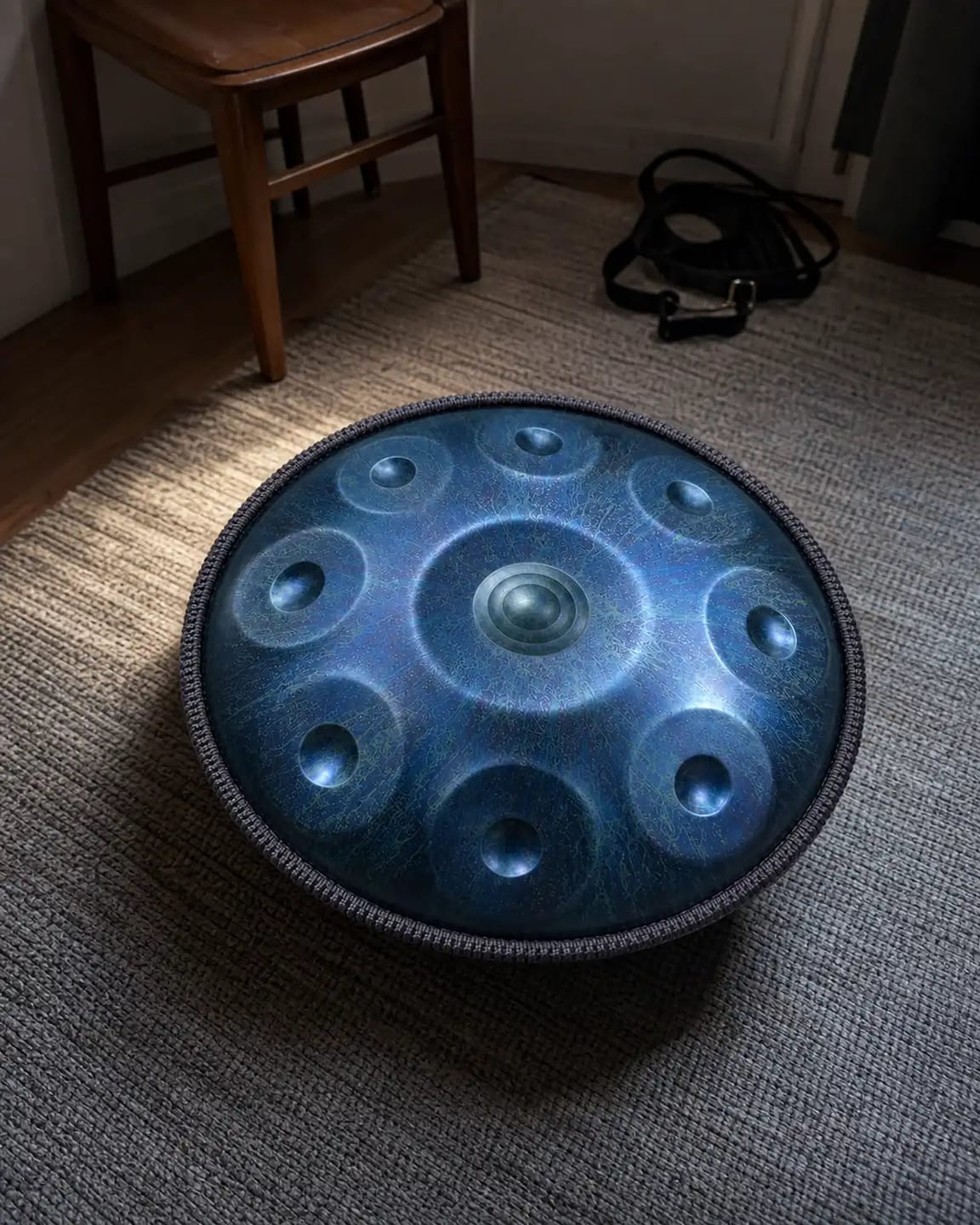 Customer photo review of Handpan Stars D-Moll 10 Noten – Blau