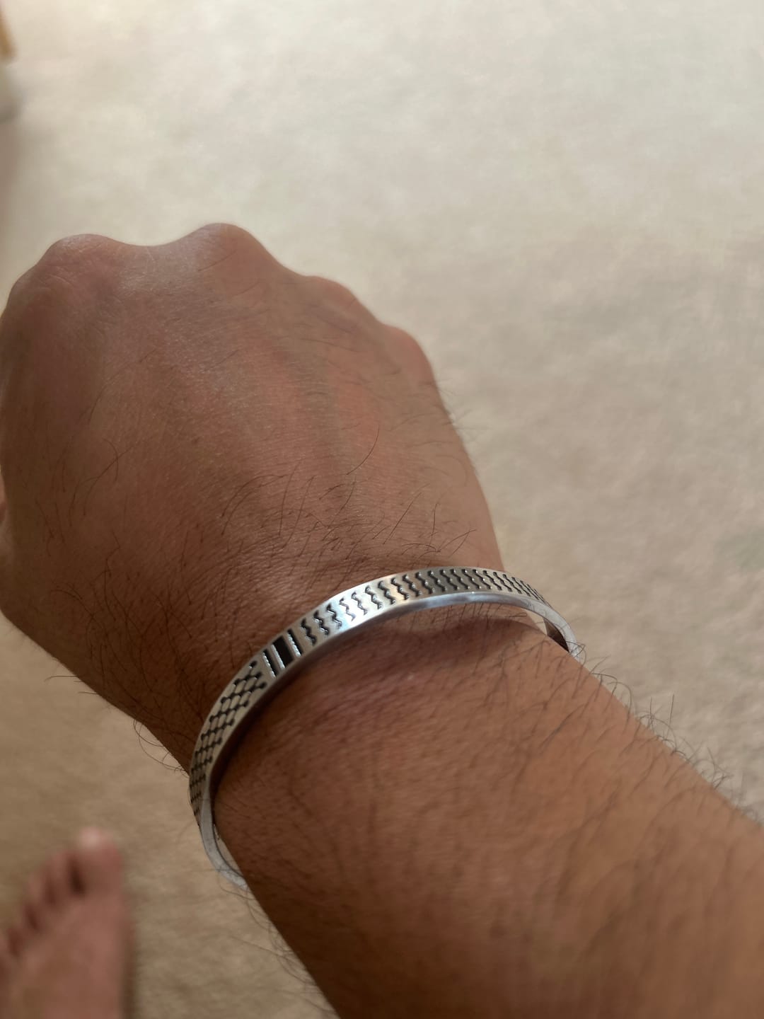 Customer photo review of Keffiyeh Cuff