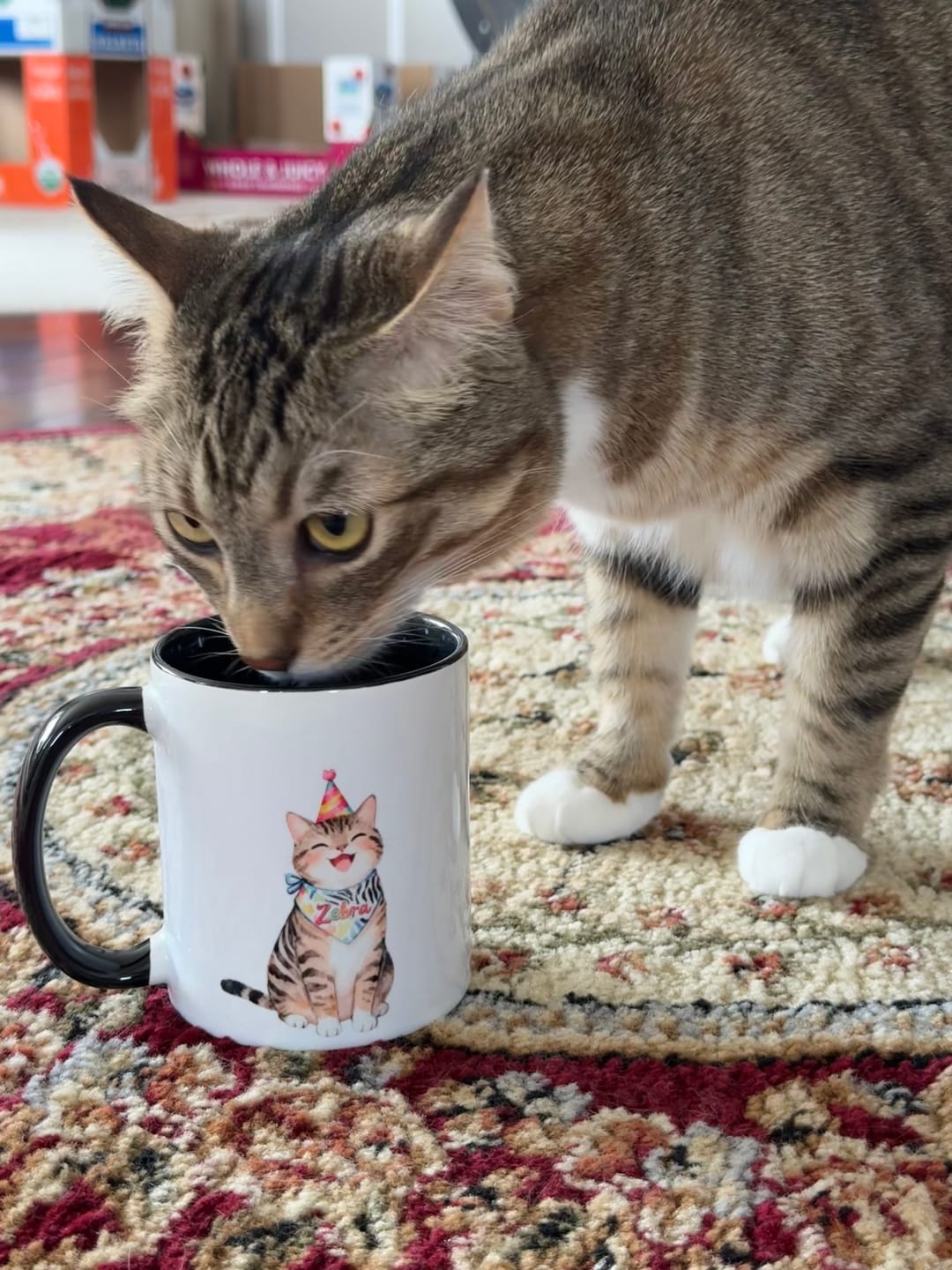 Customer photo review of Celebrate Custom Pet Colorful Mug