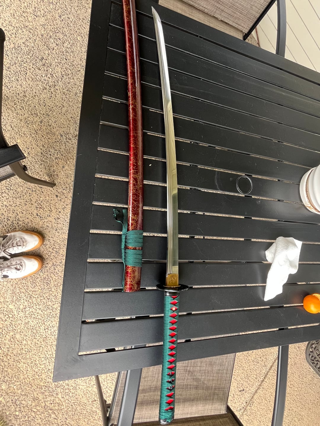 Customer photo review of Custom Your Own Katana