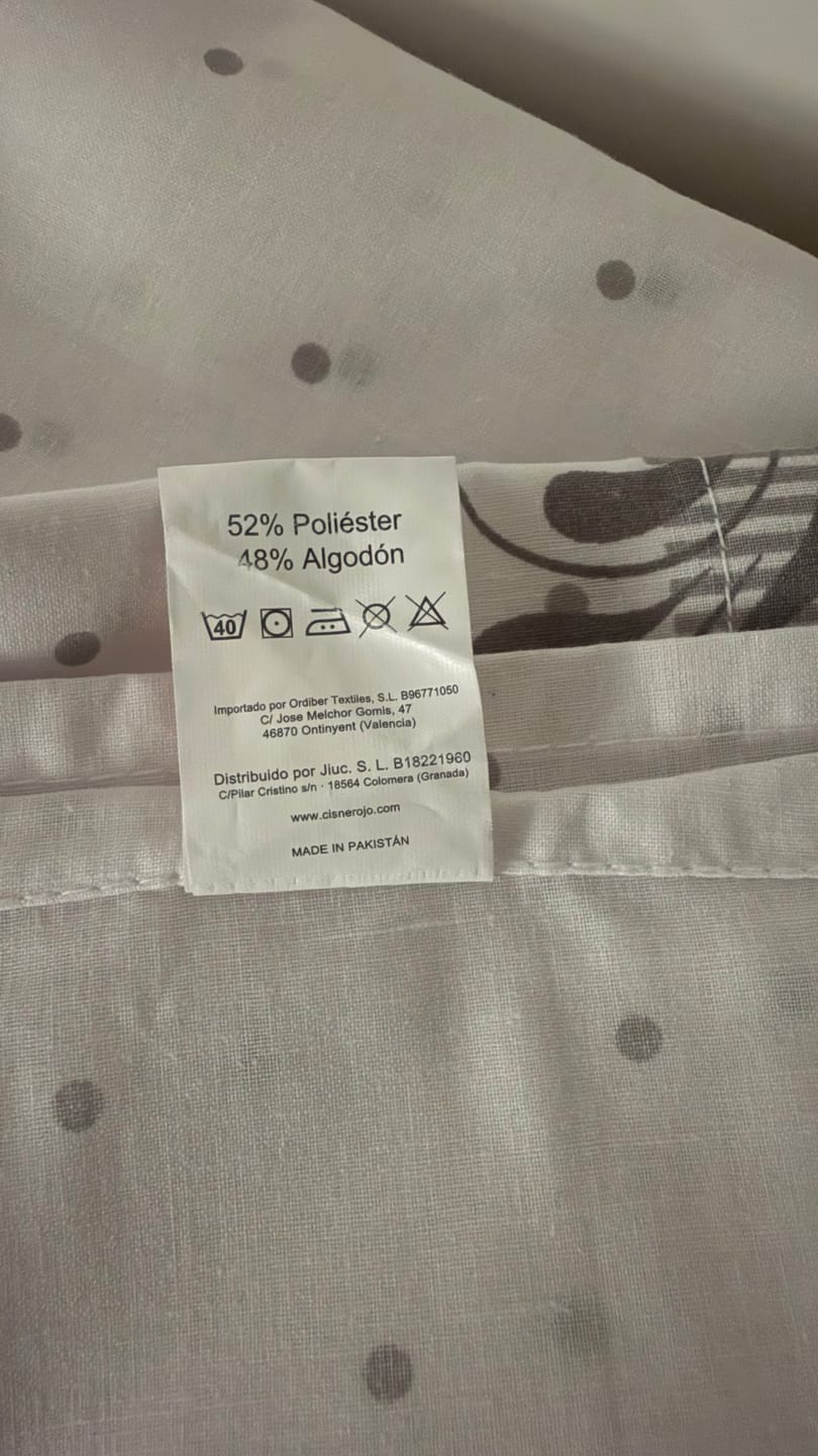 Customer photo review of Juego de Sábanas Verano Poliéster/Algodón: MÍA