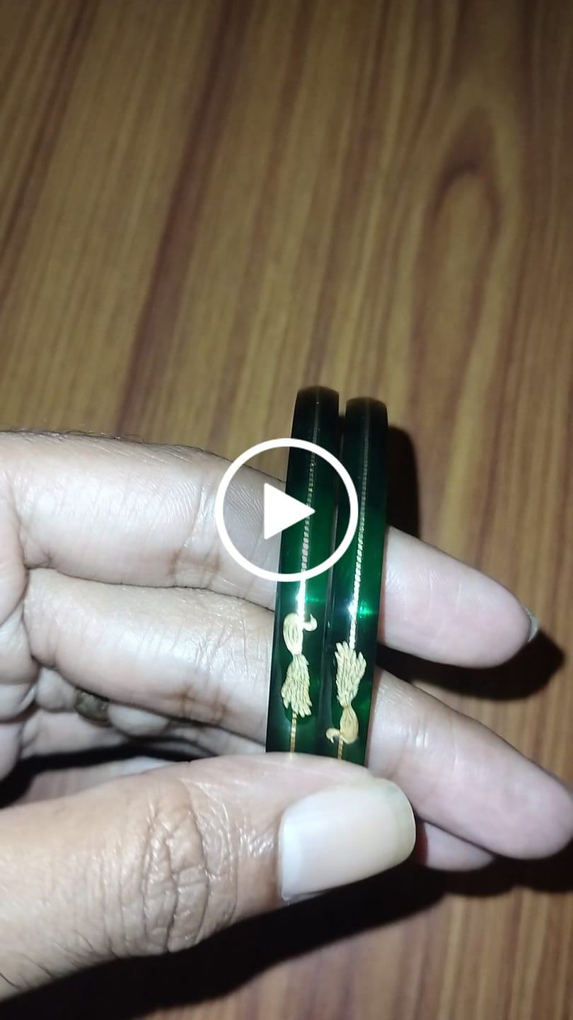 Customer video review of Light Green - "Divya Shringar" 916 22k