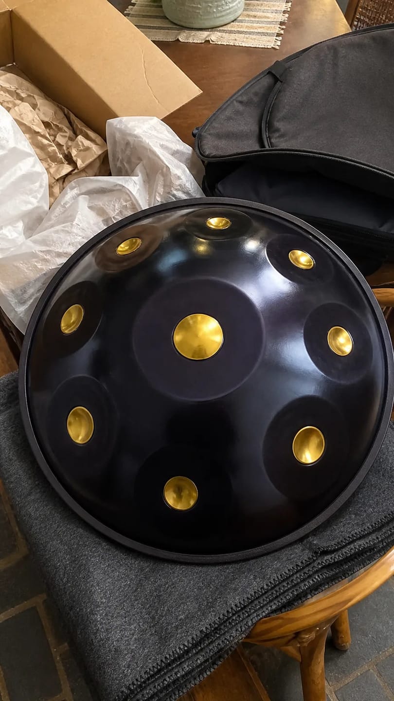 Customer photo review of Handpan King Kurd oder Keltisch D-Moll 9–12 Noten