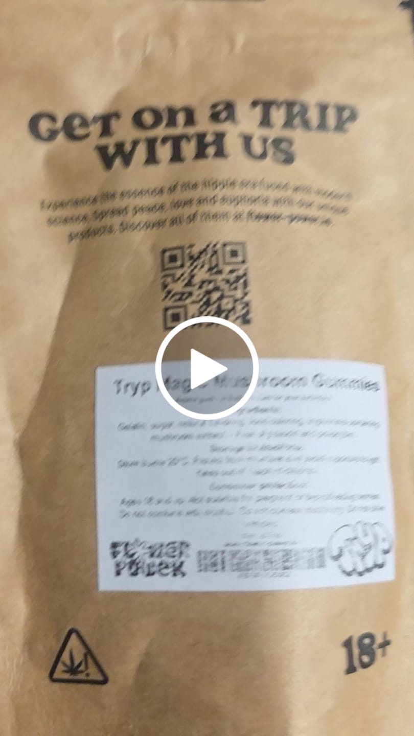 Customer video review of 🍄 Tryp Magic Mushroom Gummies