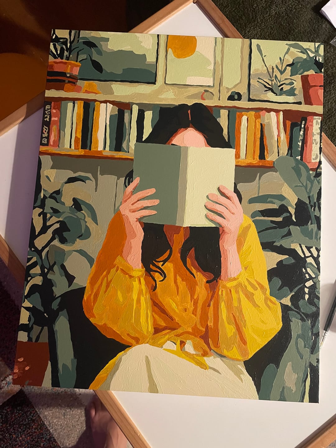 Customer photo review of Malen nach Zahlen - Versteckt zwischen den Seiten
