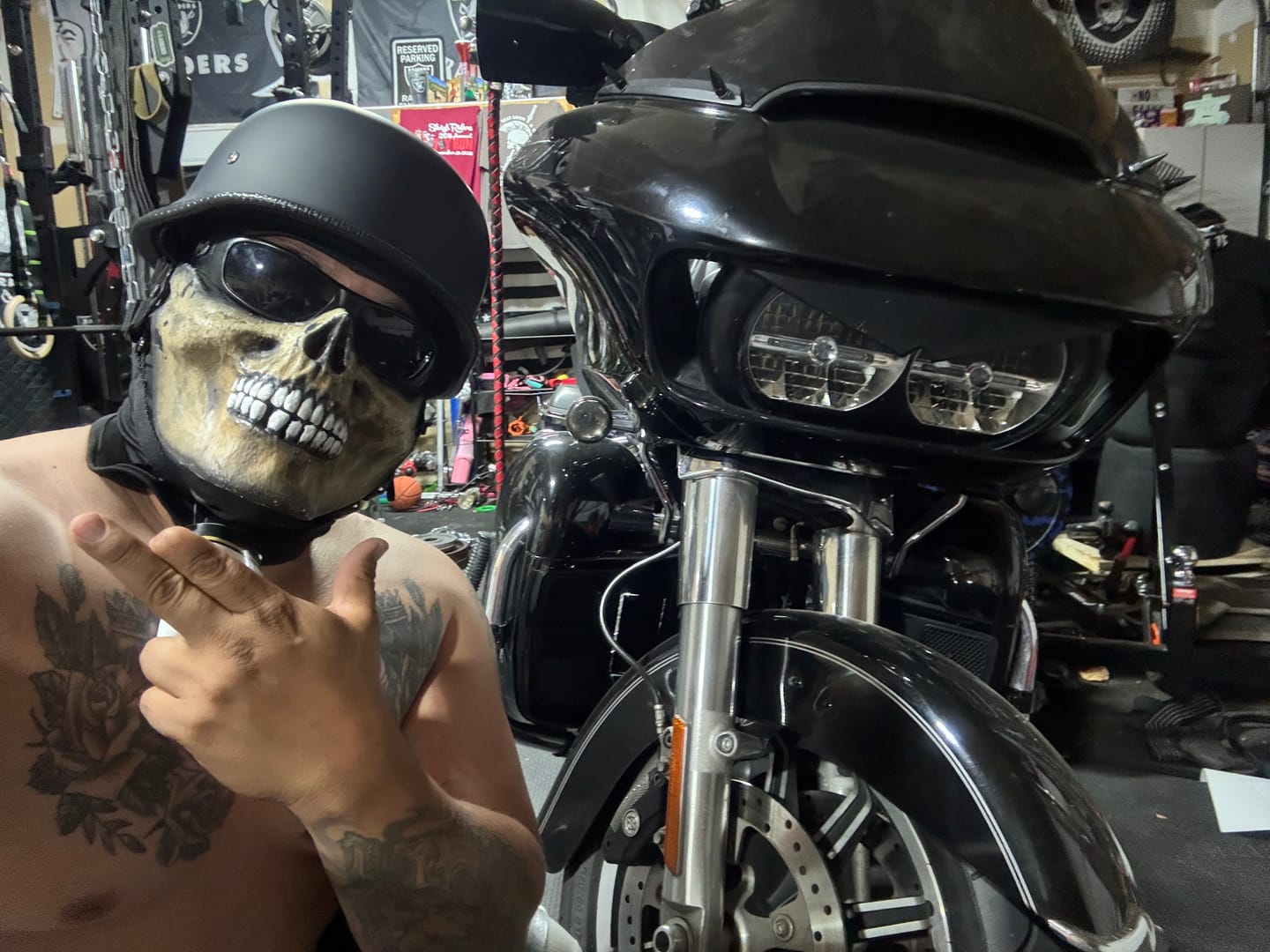 Customer photo review of Lightweight Mayan DOT Germanator Helmet / Matte Black