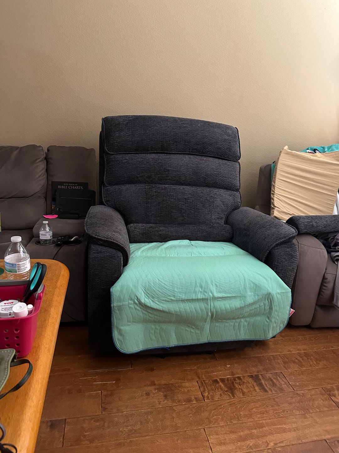 Customer photo review of 9188 EWT500 Heavy Duty Power Lift Recliner – Triple Motor, 500 LBS, Extra Wide