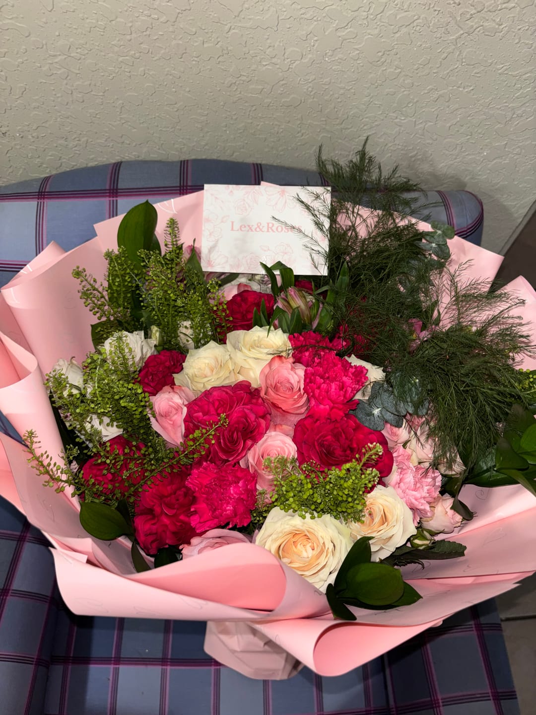 Customer photo review of Mixed Bouquet - Hot Pink Deluxe