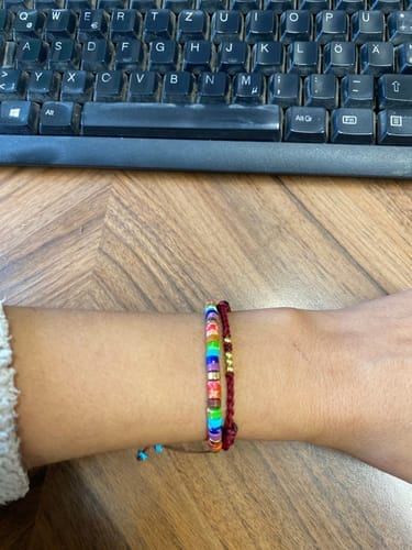 Customer photo review of 7 Chakra Energy Bracelet - Jaspis