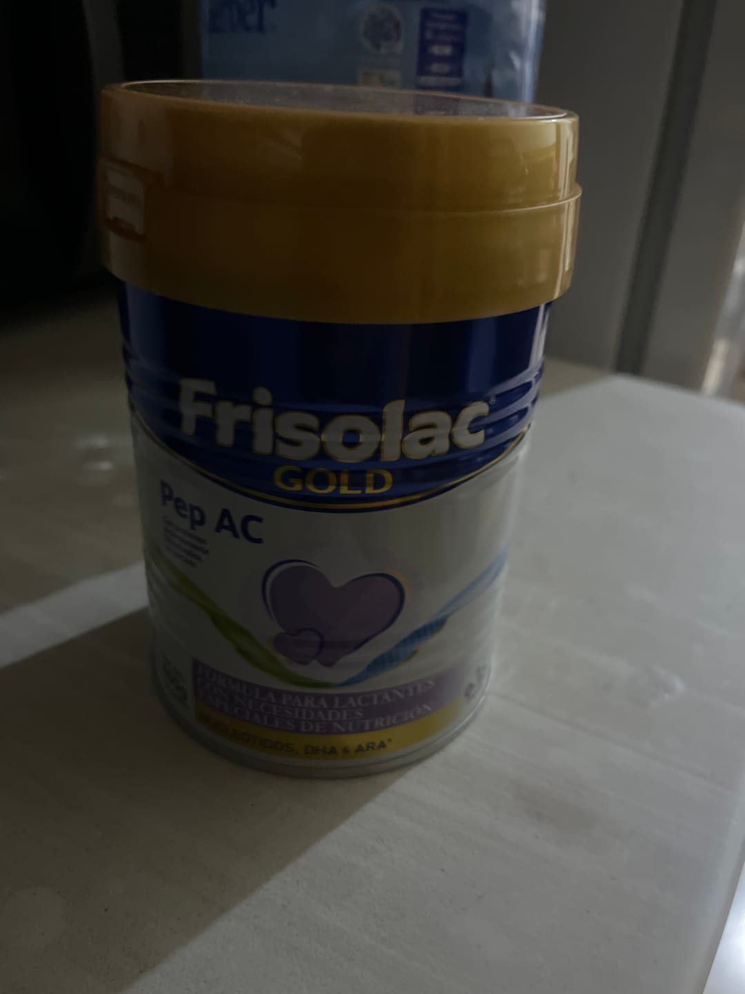 Customer photo review of Frisolac Gold Pep A C (0 A 12 Meses) Pack Con 800 Gr
