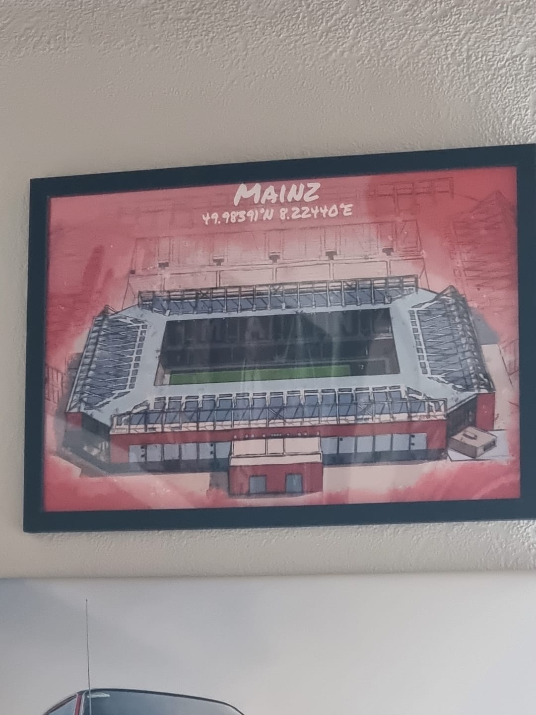 Customer photo review of Stadion Poster Mainz Art Print