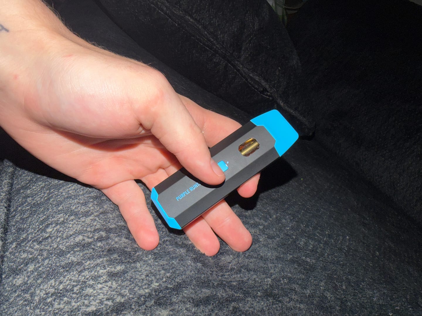 Customer photo review of 3 Gram HHC + THC-P Vape Pen | Purple Runtz - Indica