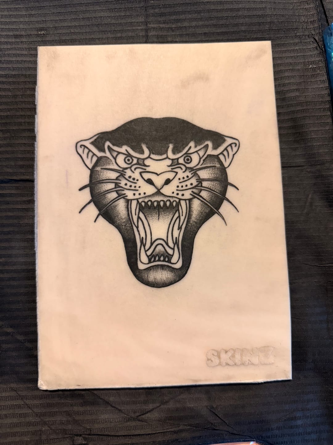 Customer photo review of Tattoo Practice Skin | Size Small A5 | Pack of 10