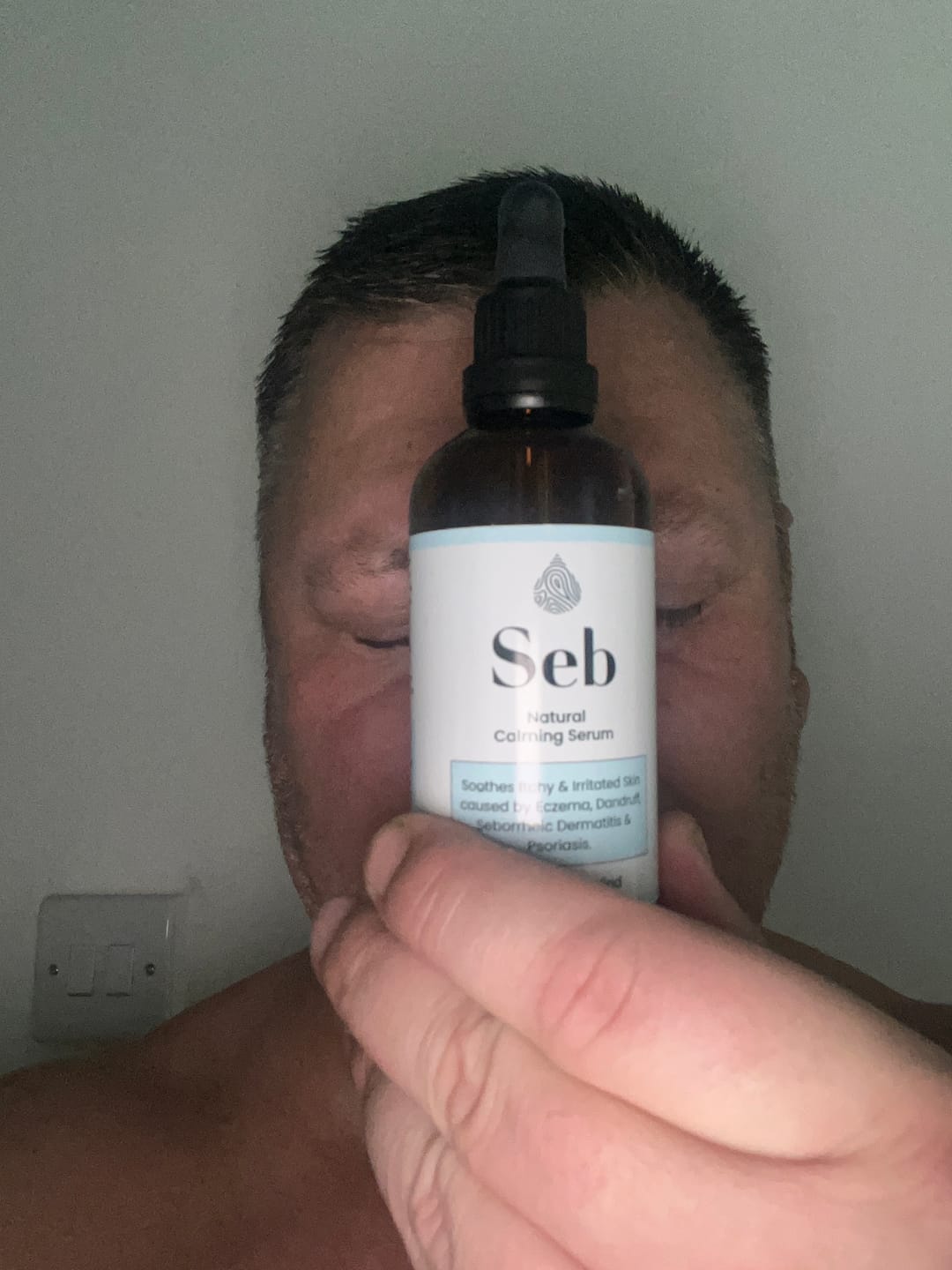Customer photo review of Seb Natural Calming Serum