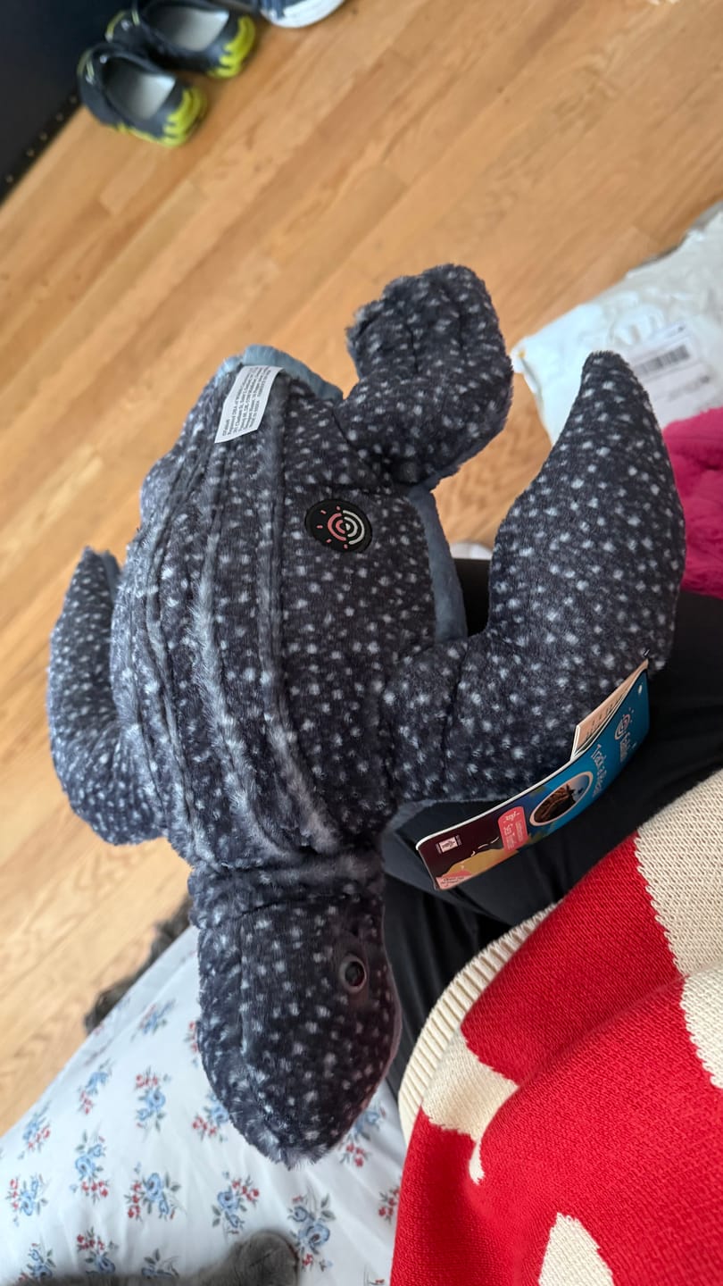 Customer photo review of The Journey Plush - Leatherback