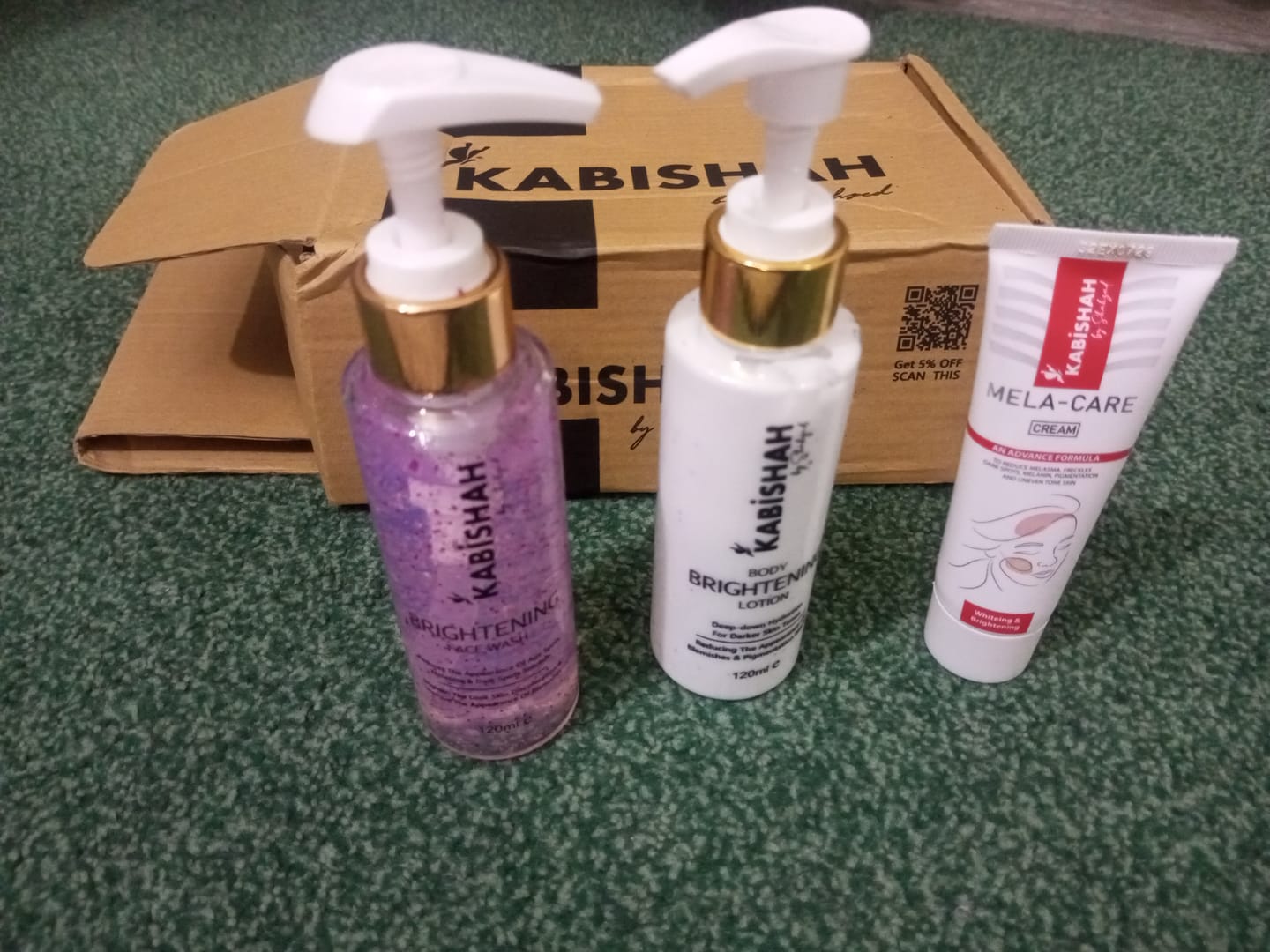 Customer photo review of Complete Fairness Radiance Bundle: Whitening Trio