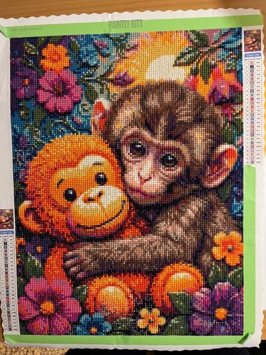 Customer photo review of Custom AI Diamond Painting Kit