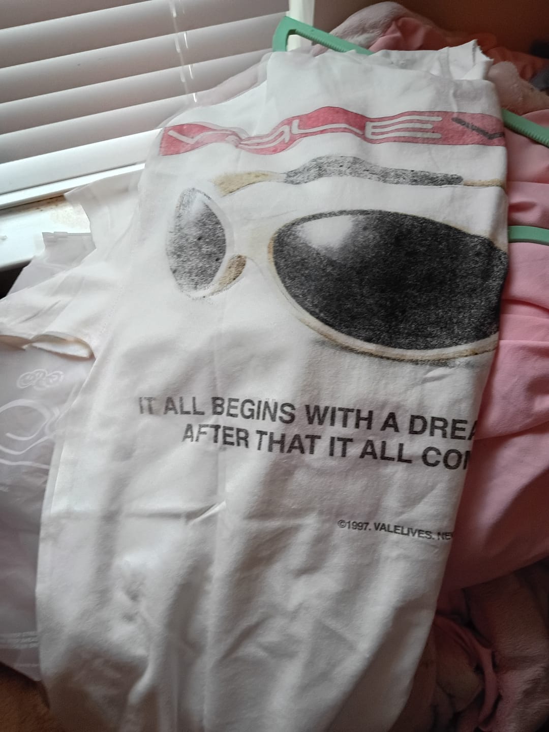 Customer photo review of Vale Forever Vision Tee White