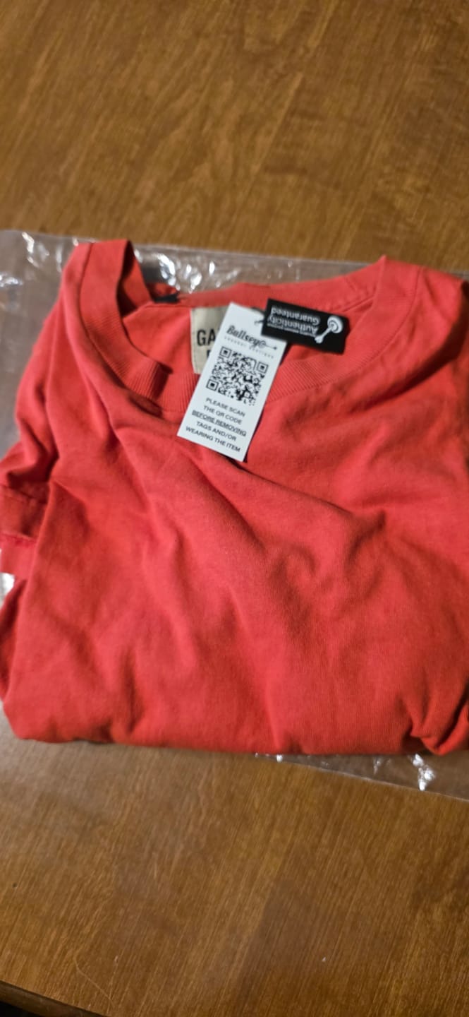 Customer photo review of Gallery Dept Red Longsleeve T-Shirt (PreOwned)