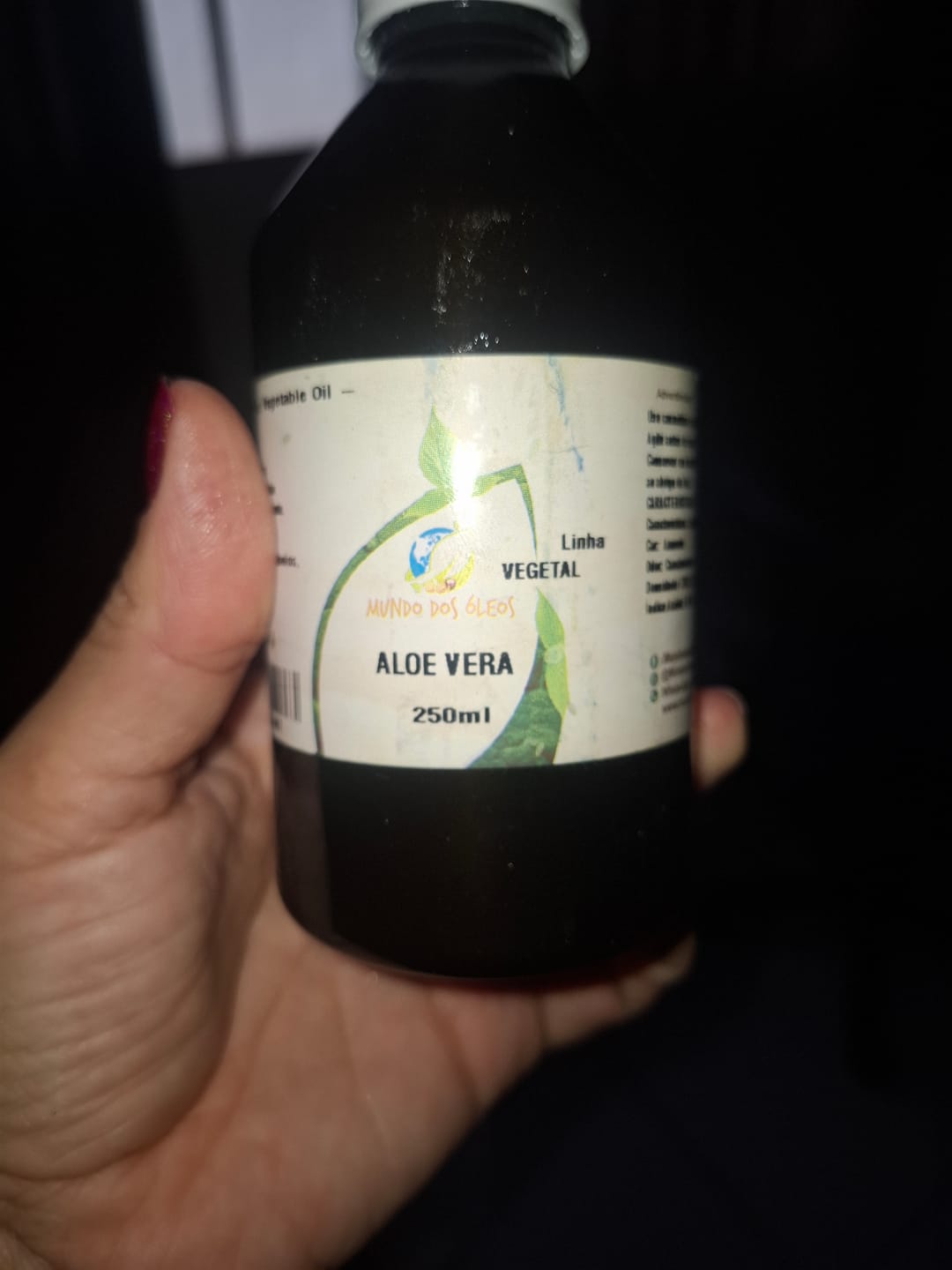 Customer photo review of Óleo de Aloe Vera / Babosa