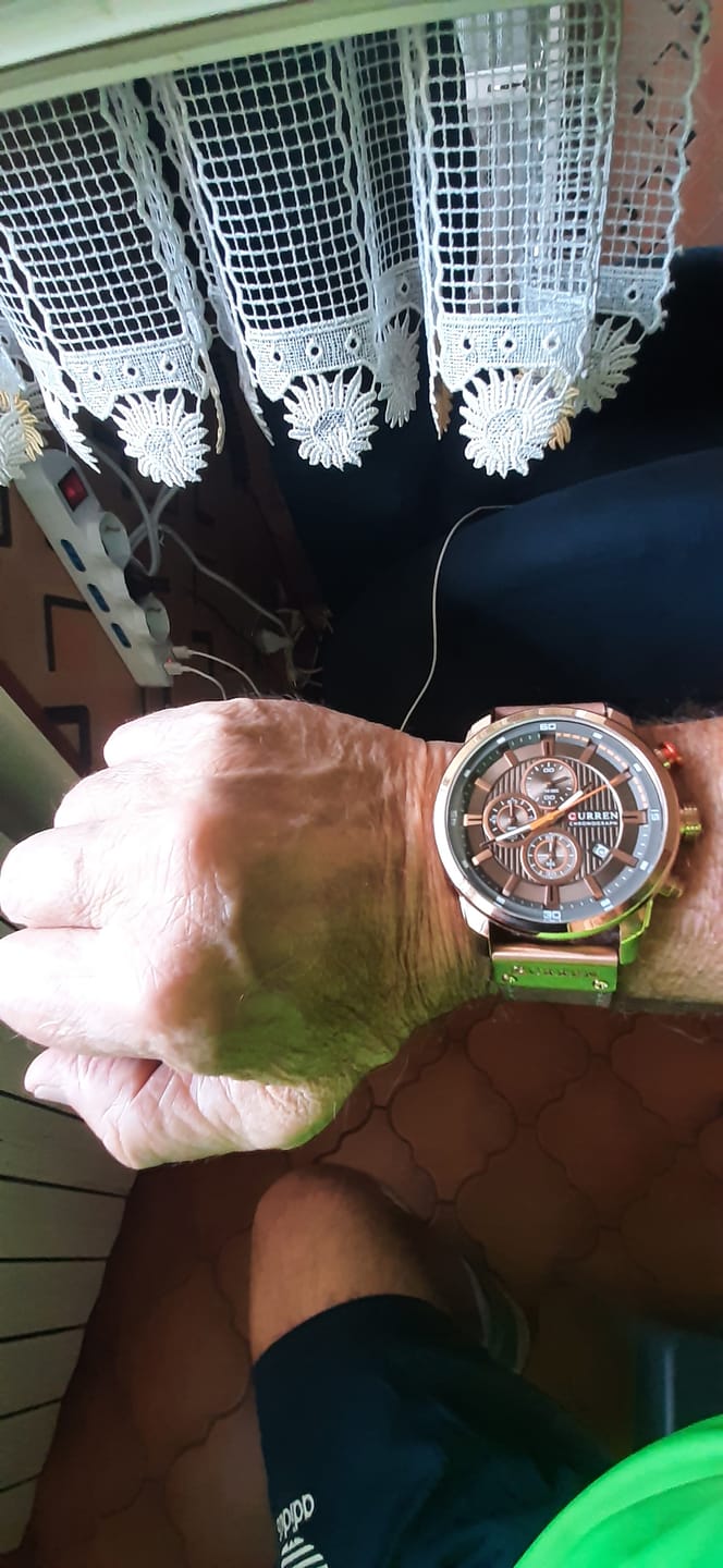 Customer photo review of Curren Istanbul® orologio uomo pelle