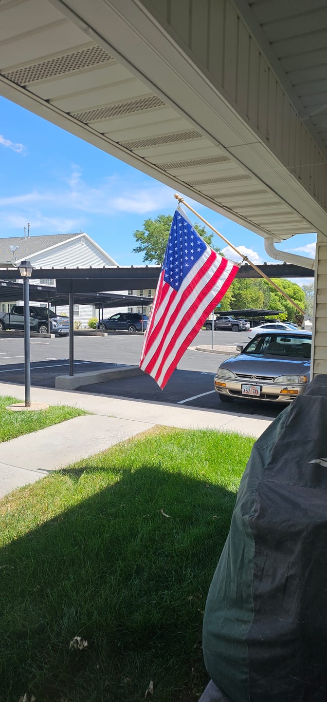 Customer photo review of 3' x 5' Betsy Ross Flag