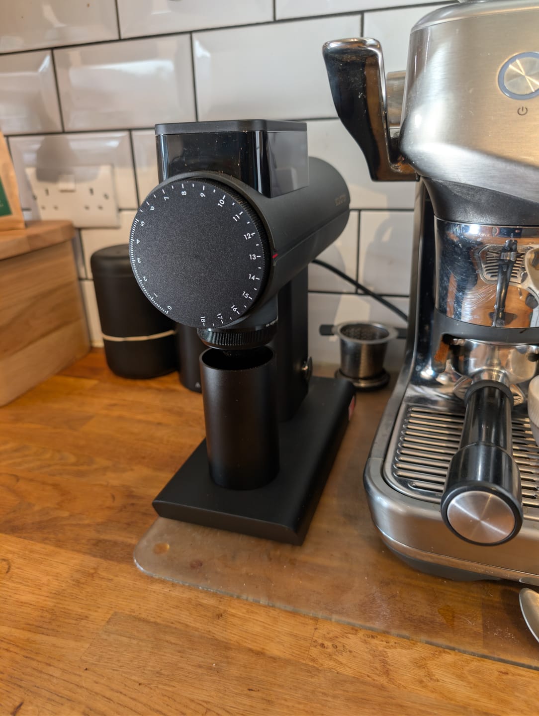 Customer photo review of TIMEMORE Sculptor Series Modern Electric Coffee Grinder